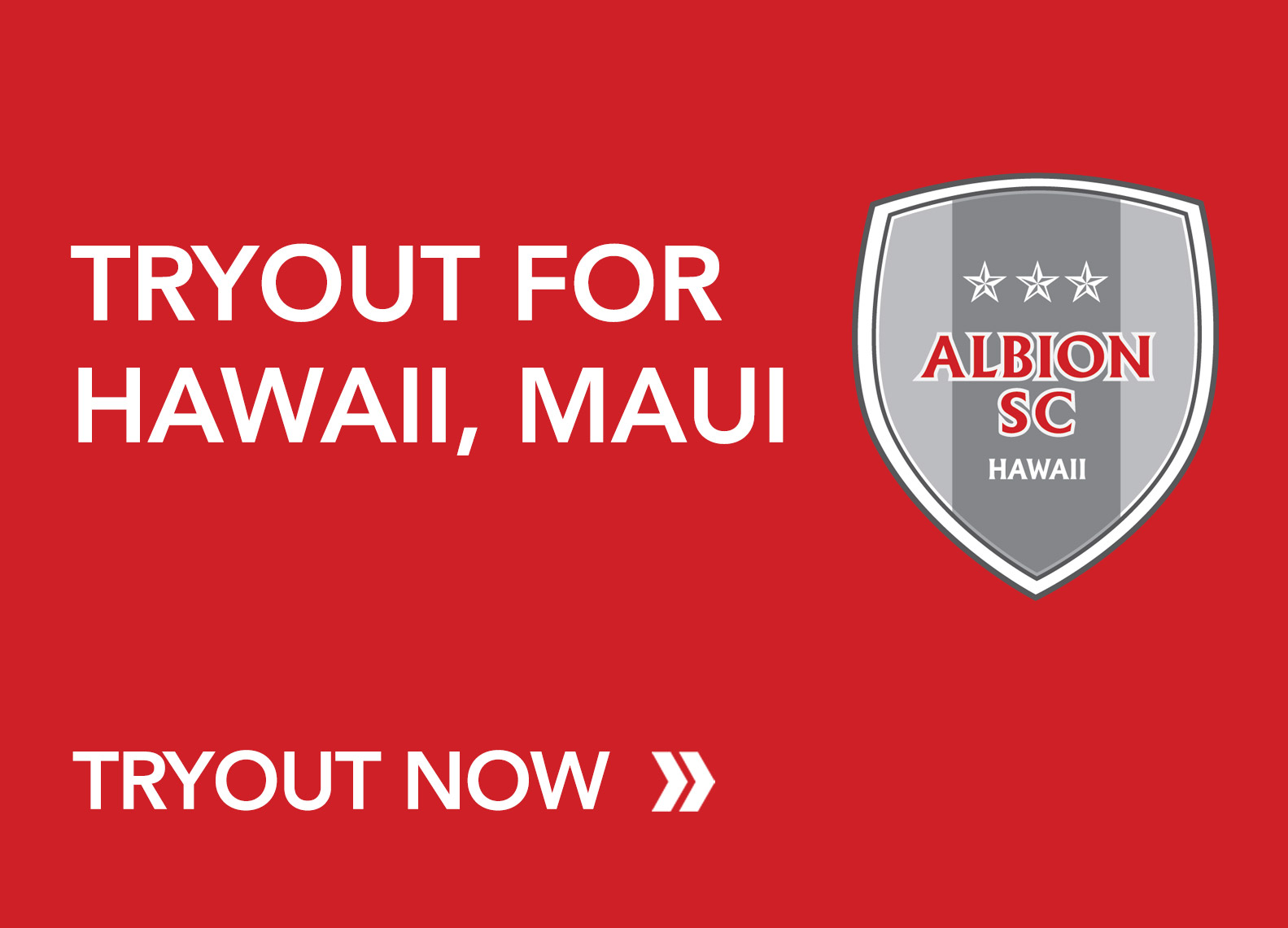 Register for ALBION SC Hawaii Today!